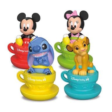 Clementoni Disney baby Spining teacups меки чашки со карактери 12м