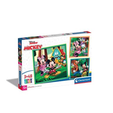 Clementoni Children Puzzle "Mickey&Friends" сложувалка 3x48 пар (5г+)