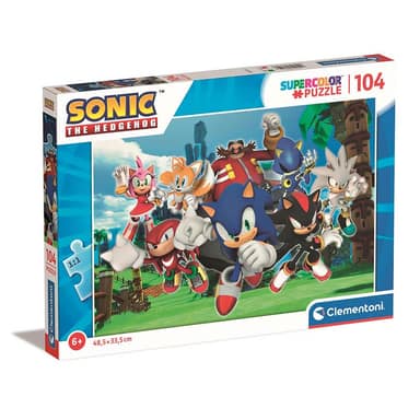 Clementoni Children Puzzle " Super Sonic" сложувалка 104 пар (6г+)