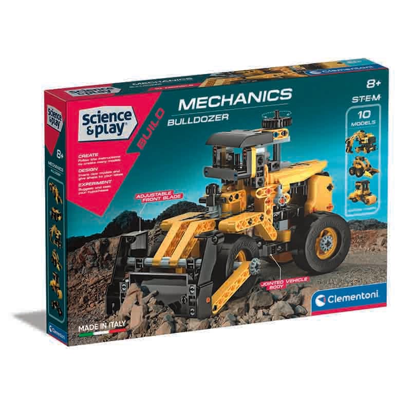 Clementoni Science&Play Build "Bulldozer" сет за констукција 8г